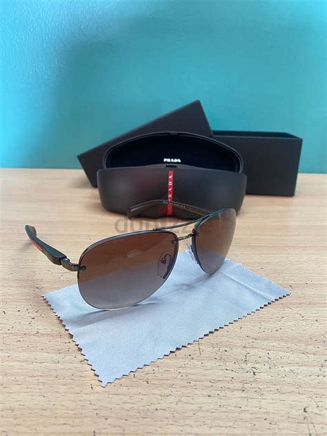 prada unisex aviator sunglasses|Prada 51mm rectangular sunglasses.